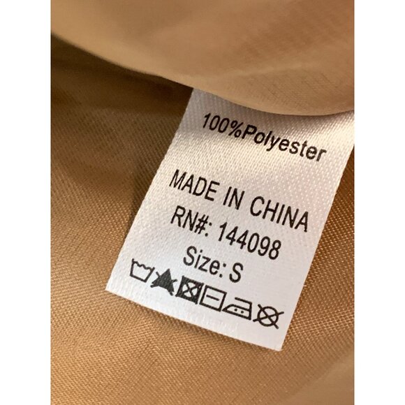 NWT Free Haven Faux Fur Crop Jacket Size S Polyester Brown RII10591 - Picture 5 of 8